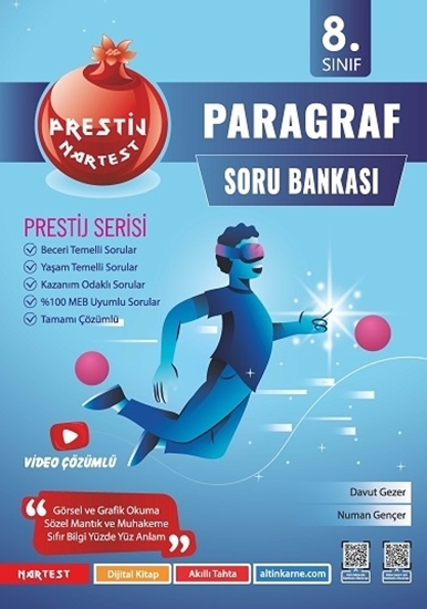 Resim 8. Sınıf Prestij Paragraf Soru Bankası